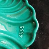 Ceramic fruit cut style vallauris 1950 60 green