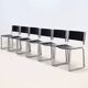 Set of dining table by Pierre Mazairac for Pastoe 1970