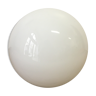 White glass globe