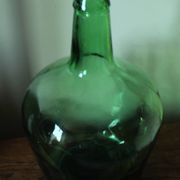 Give me a dark green glass Bonbonne jar.