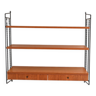 Étagère murale scandinave Hylla avec tiroirs