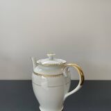 Limoges porcelain teapot and sugar bowl