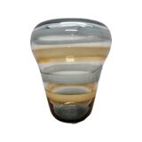 Glass Swirl Design Vase, 1980s