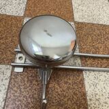 70s chrome wall coat rack