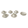 5 tasses à café 11 soucoupes-À la Paix,Paris-1900-Porcelaine de Limoges