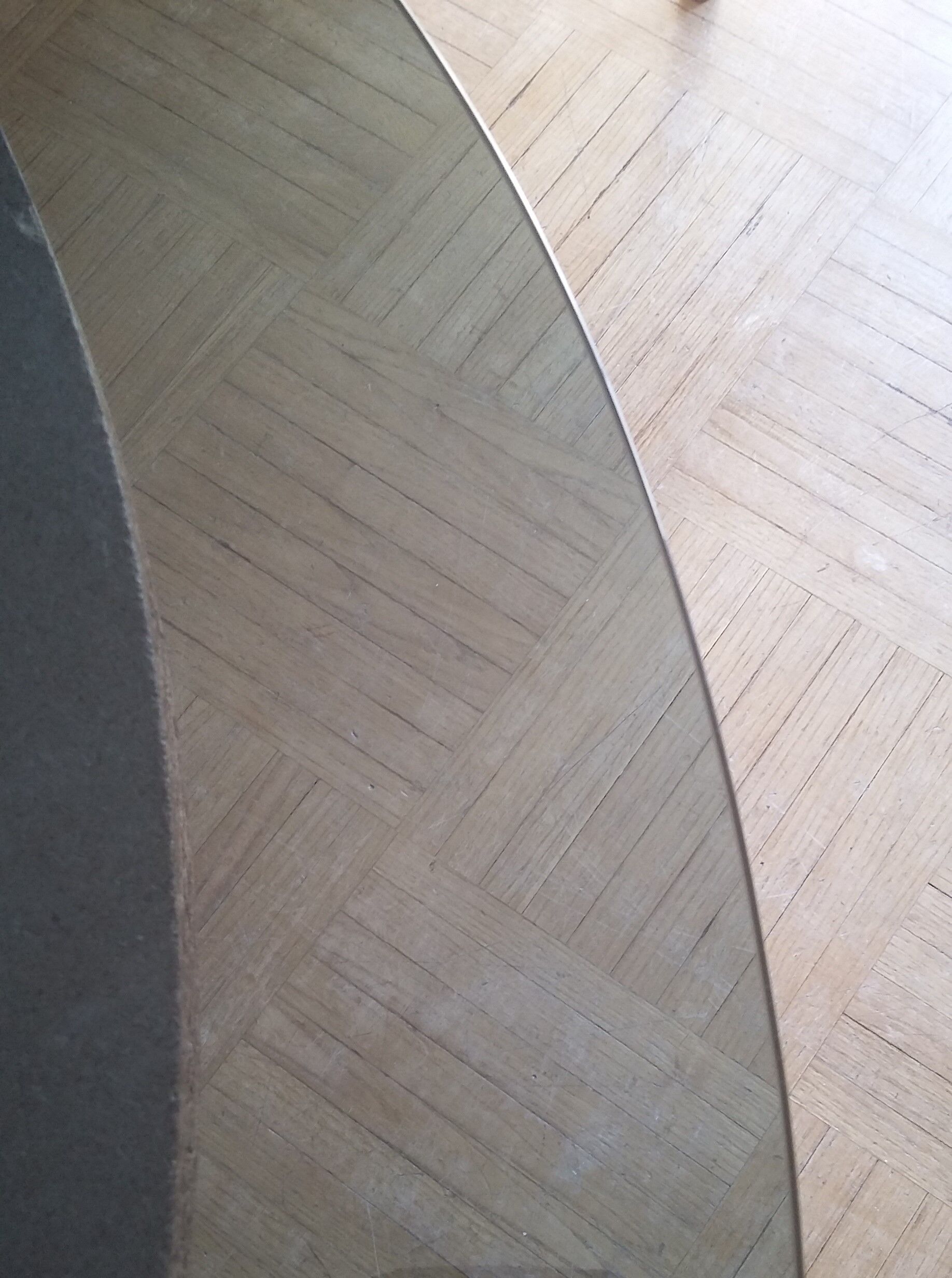 Coffee table glass and wood