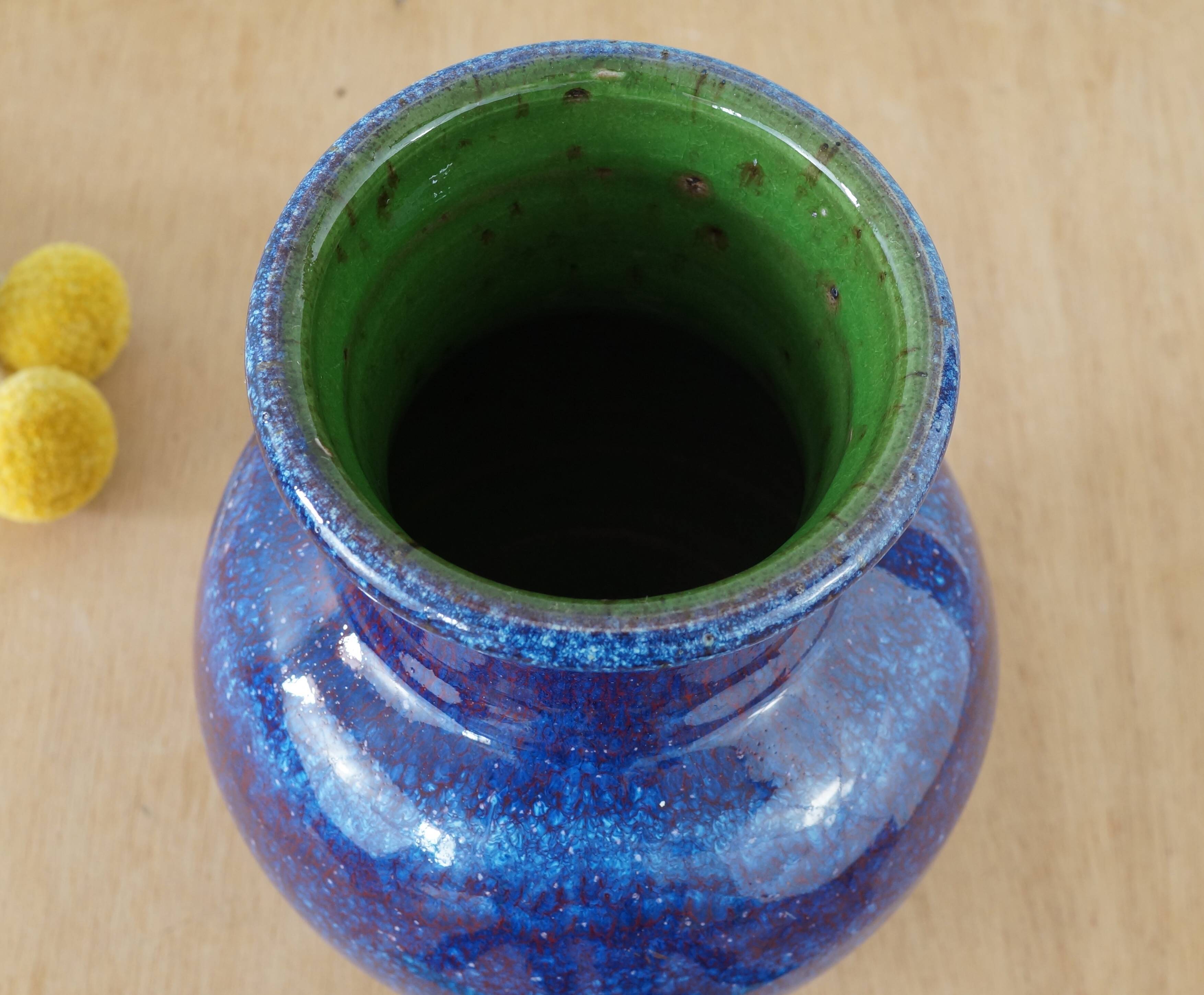 Vase in glazed stoneware, potters of Alesia