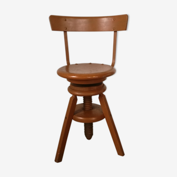 Wooden workshop chair