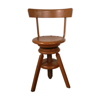 Wooden workshop chair