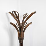 Rattan coat rack 1970