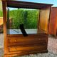 Wooden TV unit with drawers