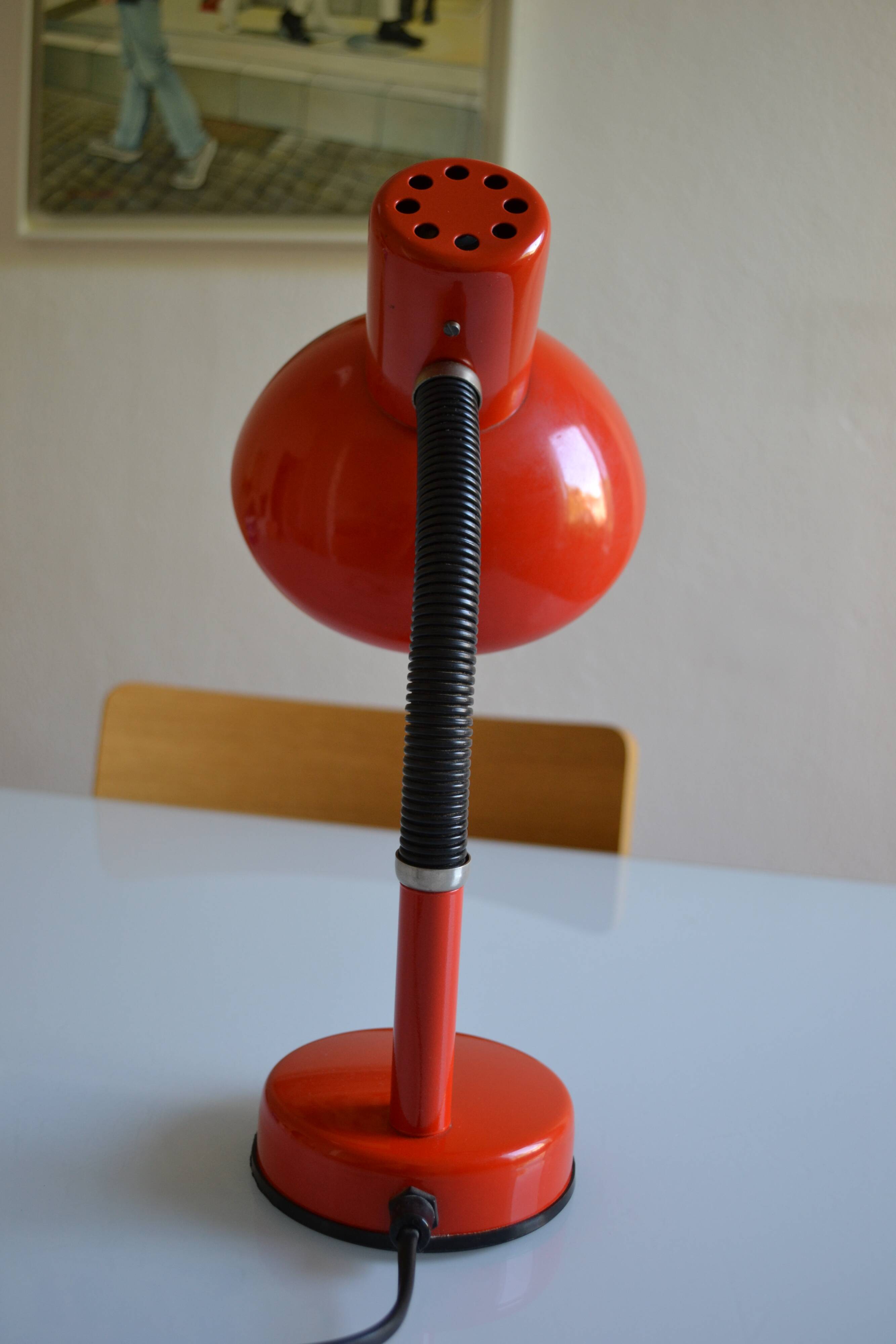 Vintage orange lamp Kema Keur