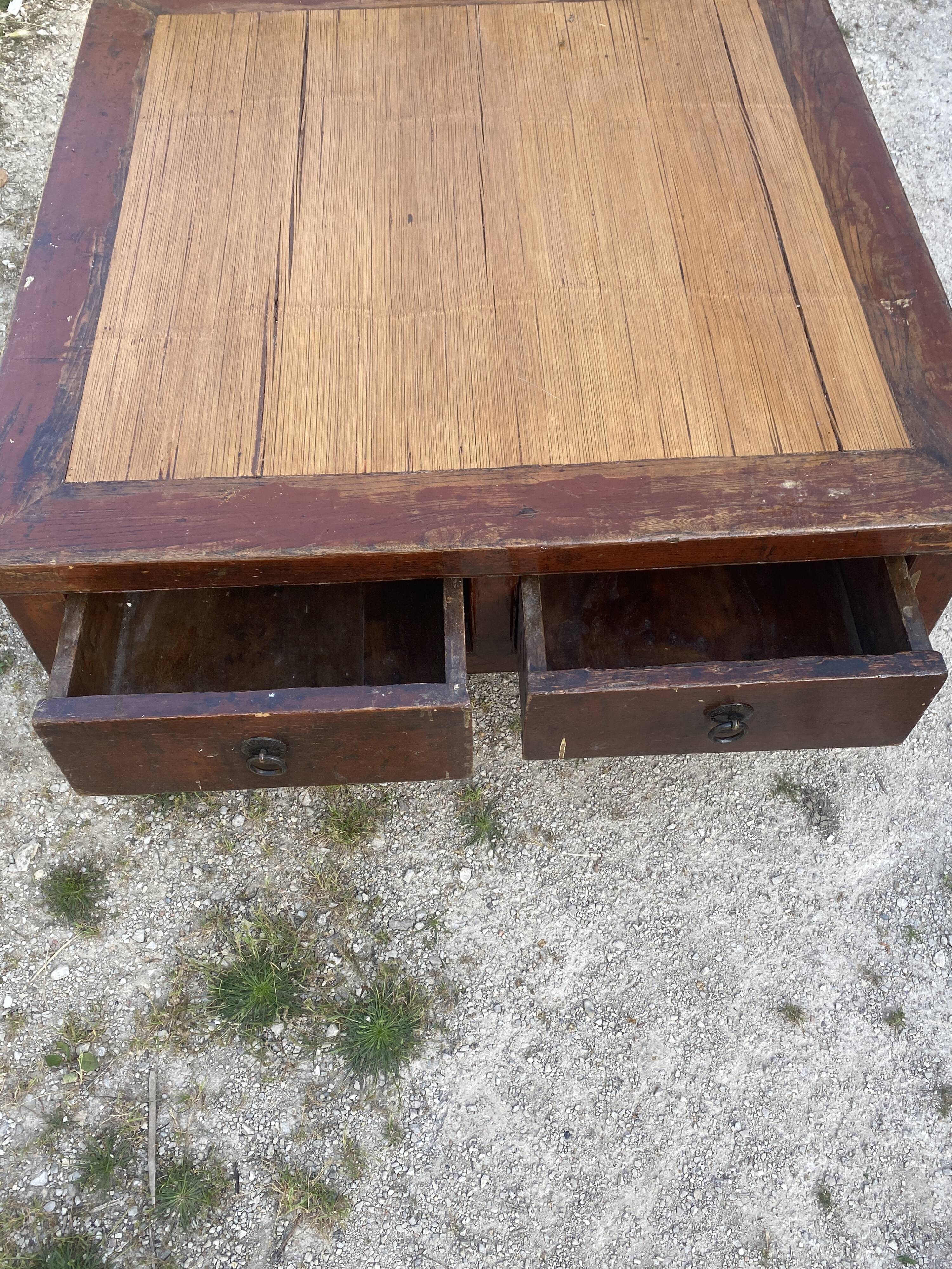 large square coffee table