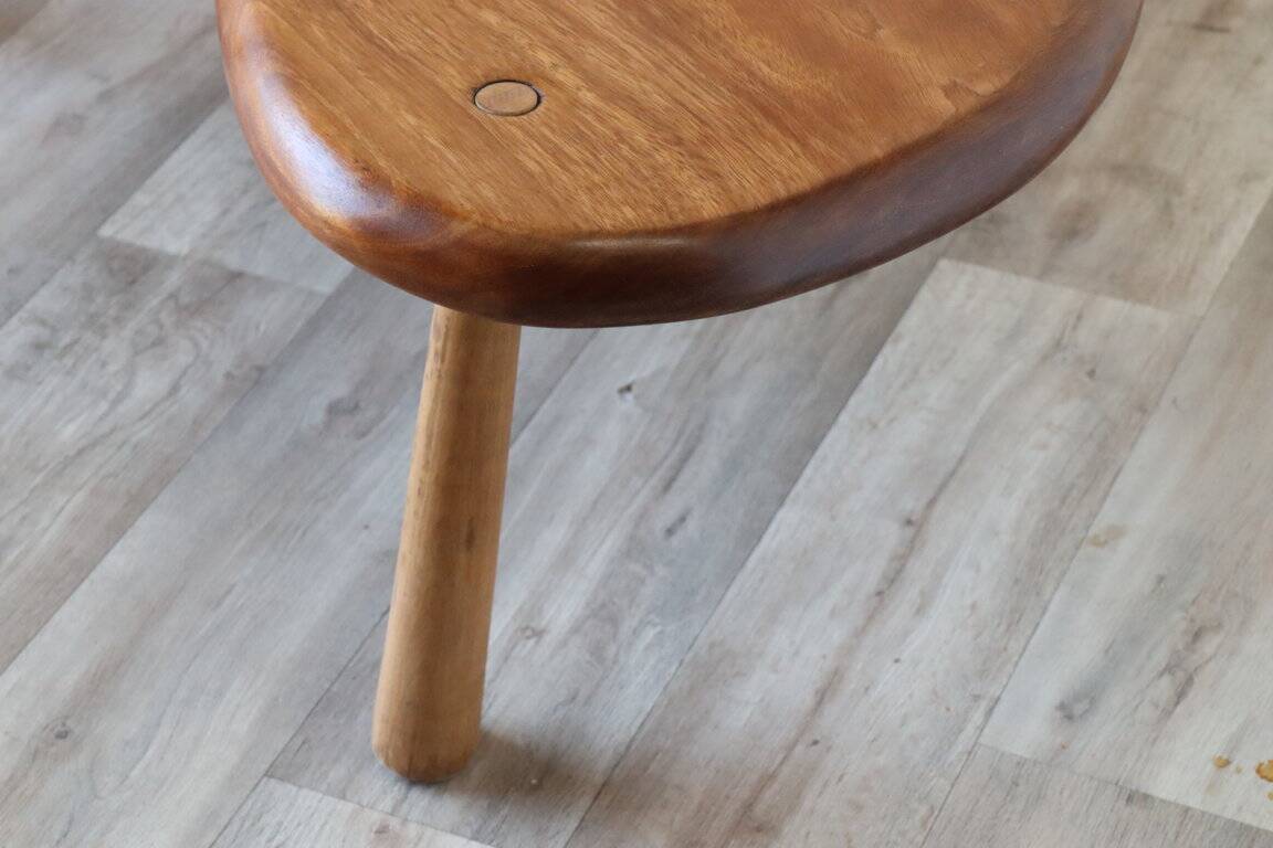 Vintage "bean" coffee table in solid wood, 1960