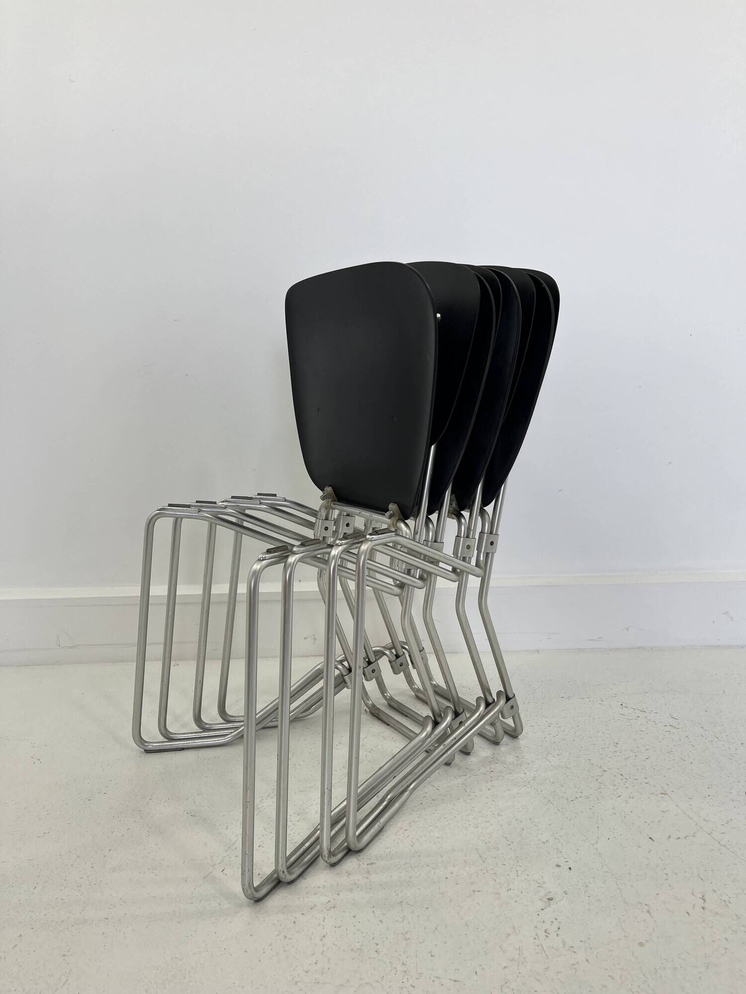 Alu-Flex Dining Chairs by Armin Wirth, 1960s, Set of 4