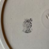 Plat saladier fleuri