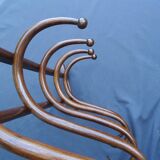 Thonet wall-mounted coat and hat rack circa 1890, 5-pointed