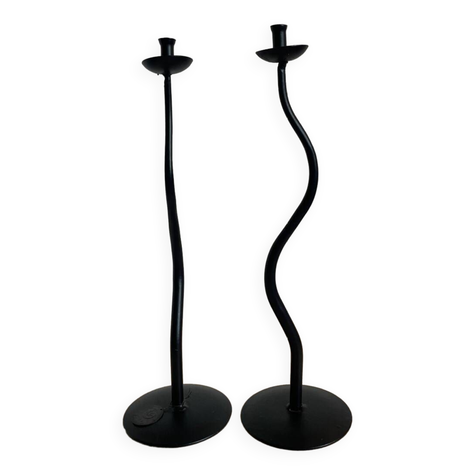 Pair of Hysteria France candlesticks 1990