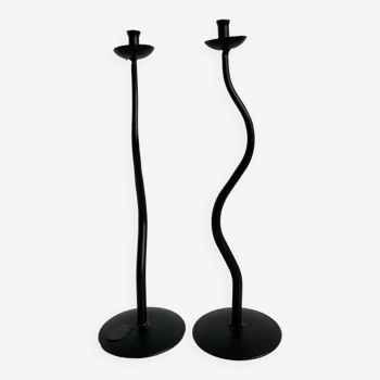 Pair of Hysteria France candlesticks 1990