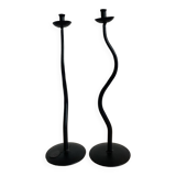 Pair of Hysteria France candlesticks 1990