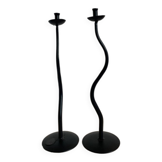 Pair of Hysteria France candlesticks 1990