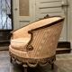 Small Sofa / Marquise From the Napoleon III Period in Waxed Wood in Louis XVI Style