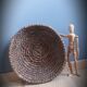Corbeille panier paille
