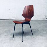 Mid-Century Modern Plywood Side Chairs attributed to Carlo Ratti for Legni Curvati, Italy, 1950s, Set of 3