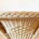 Fauteuil en rotin vintage