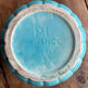 Cache-pot en céramique turquoise