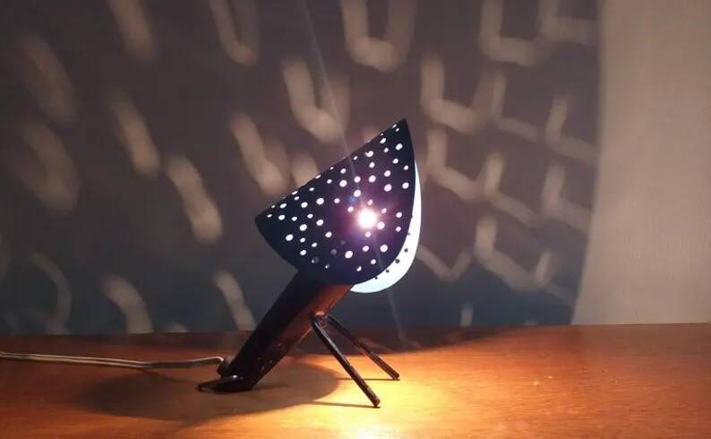 Midcentury Table Lamp by Ernst Igl for Hillebrand, 1950s