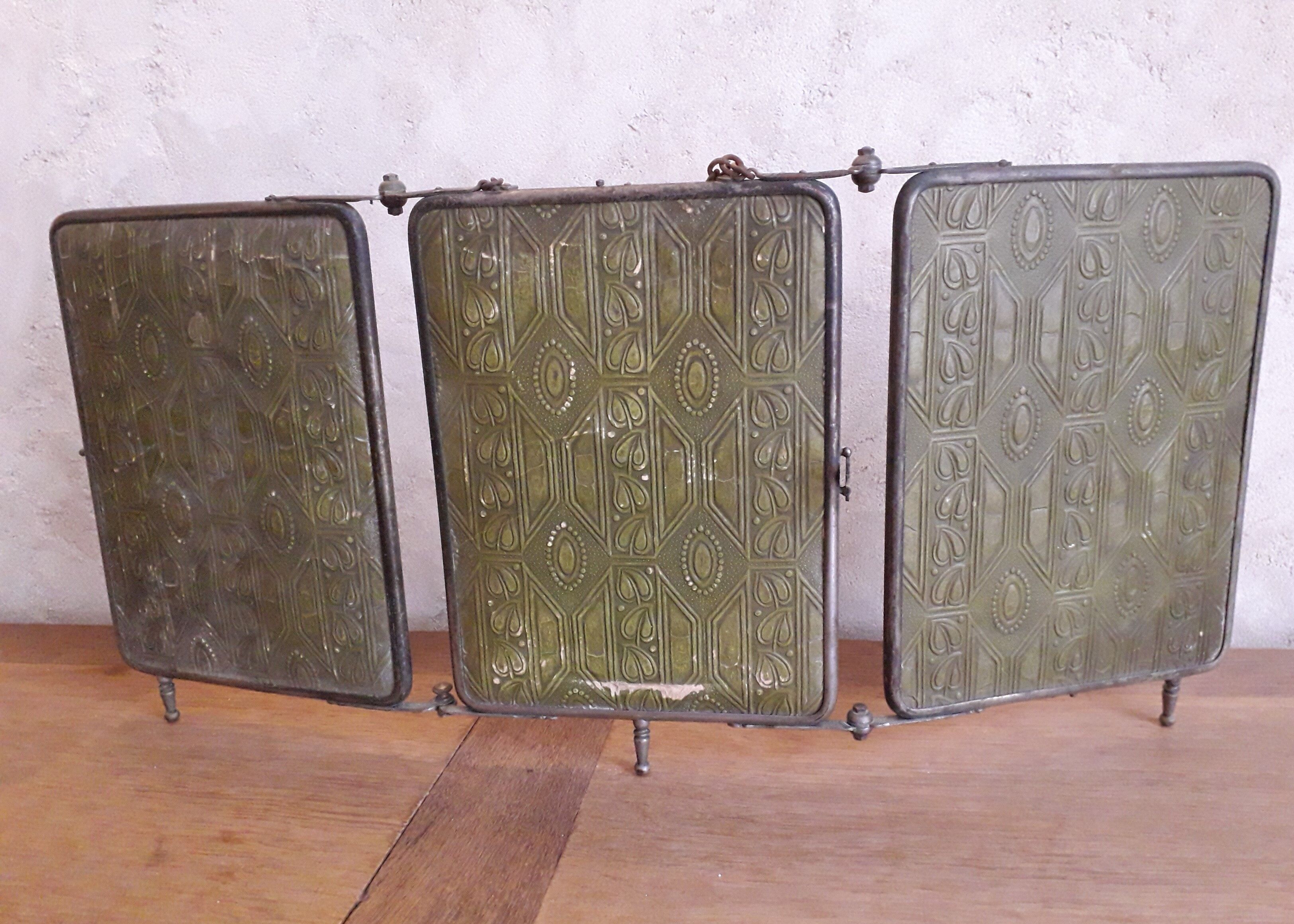 Barber triptyque mirror - 28x22cm