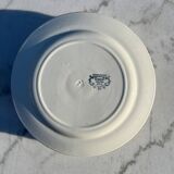 6 assiettes plates anciennes Robert Salins en terre de fer