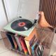 Table basse/meuble vinyles M. Dumas Roche Bobois vintage