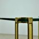 GLASS & BRASS coffee table by Peter Ghyczy, 1970s