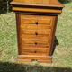 Wooden Louis Philippe style chest of drawers – 4 drawers