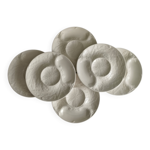 lot de 6 assiettes à