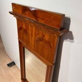 Biedermeier Wall Mirror in Cherrywood Veneer, South Germany, 1830s