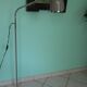 FLOOR lamp design COREP, lacquered steel taupe color, reclining