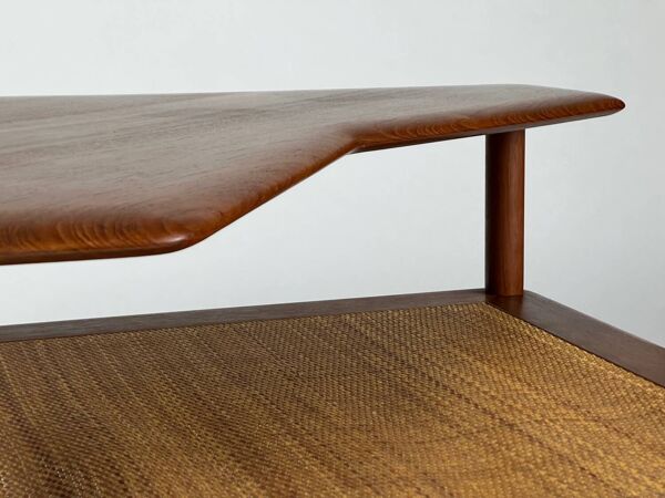 Danish corner coffee table Minerva in teak Hvidt Mølgaard-Nielsen