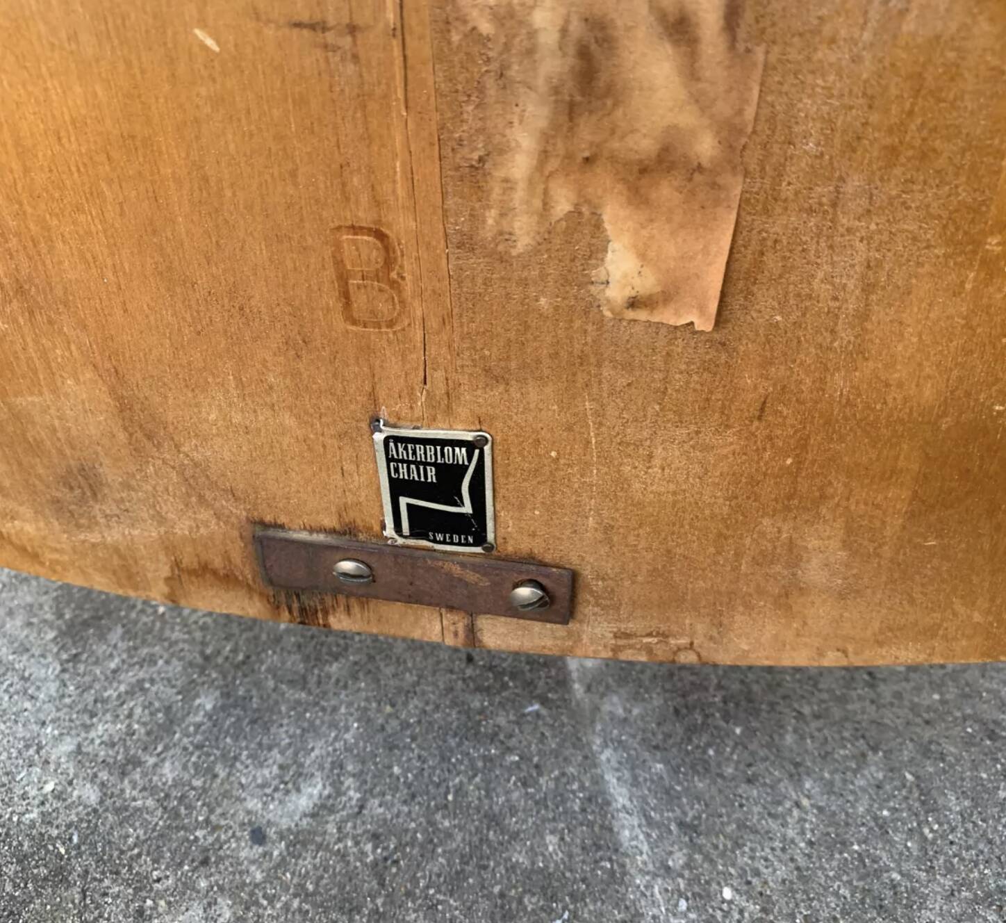 Pair of Åkerblom Sweden chairs by Gunnar Eklöf 1950