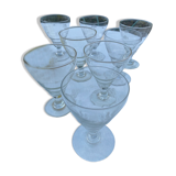 8 verres à pied