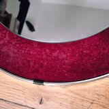 Miroir velours hublot 34cm