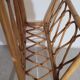 Rattan glass magazine holder