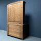 Antique painted pine desk or secretaire with wall unit from Germany late 1800s.