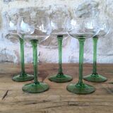 Service de 6 verres Alsace en cristal