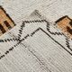 Eagle Pattern Persian Runner Rug, 110x369Cm