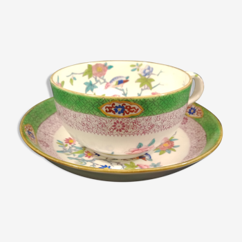 Minton porcelain cup and tea cup - décor 3248