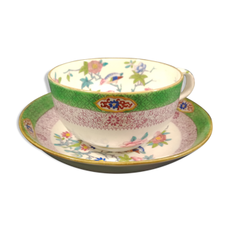 Minton porcelain cup and tea cup - décor 3248