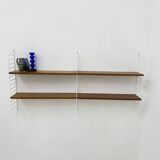 Mid-Century Nisse Strinning string design teak wall unit , 1960s
